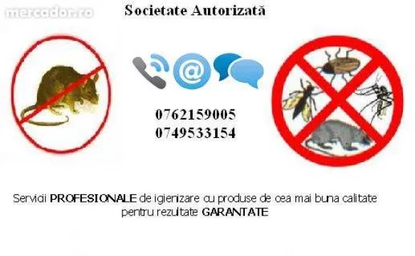 Servicii Profesionale de Deratizare si Dezinsecție, Dezinfecție